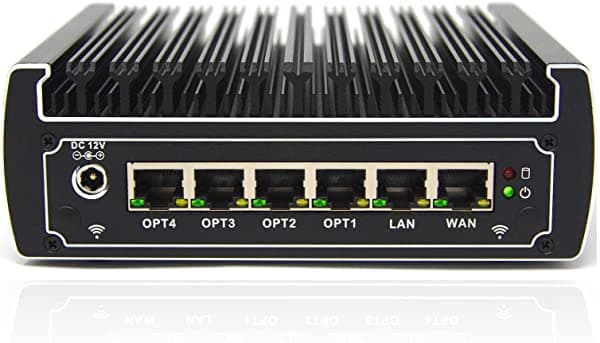 Protectli Vault 6 Puertos, Firewall Micro Appliance/Mini PC - Intel Dual Core i3, AES-NI, 4 GB RAM, 32 GB mSATA SSD FW6B-0-4-32