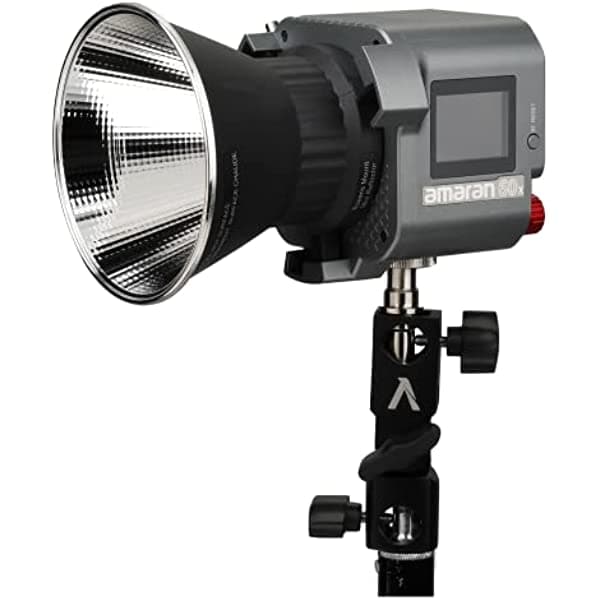 Aputure Amaran 60x - Luz LED Bicolor 65W para Video con Montura Bowens, CRI 96+, TLCI 96+, Rango de CCT 2700K-6500K