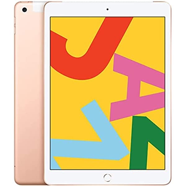 Amazon Renewed Apple iPad 10.2 pulgadas (2019) Wi-Fi + celular 32 GB - Oro (reacondicionado) MW6K2LL/A