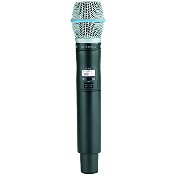 Sistema de micrófono inalámbrico Shure ULX-D, 572-608,614-616 MHz (ULXD2/B87C =-J50A)
