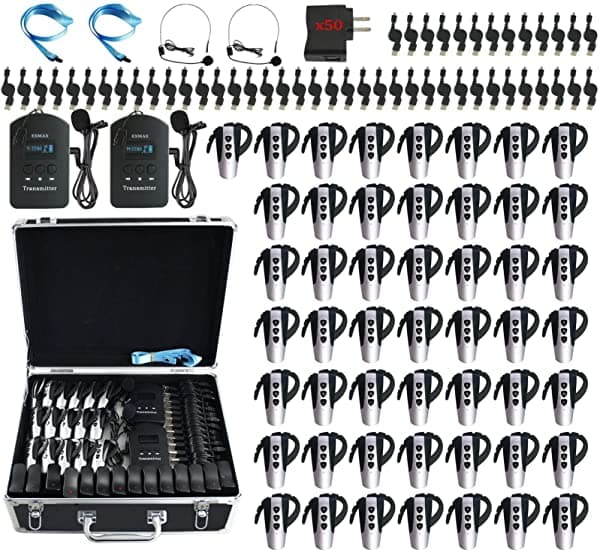 EXMAX EXD-6824 - Sistema de guía de visitas inalámbricas para el museo de traducción simultánea