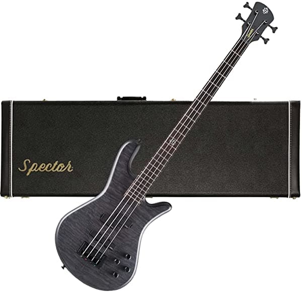 Generic Spector NS Pulse II 4 Bajo Eléctrico - Black Stain Matte, con estuche rígido Spector NS
