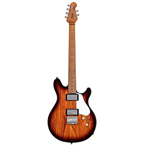 Sterling by Music Man JV60-VSB - Guitarra eléctrica de cuerpo sólido de 6 cuerdas, derecha, vintage