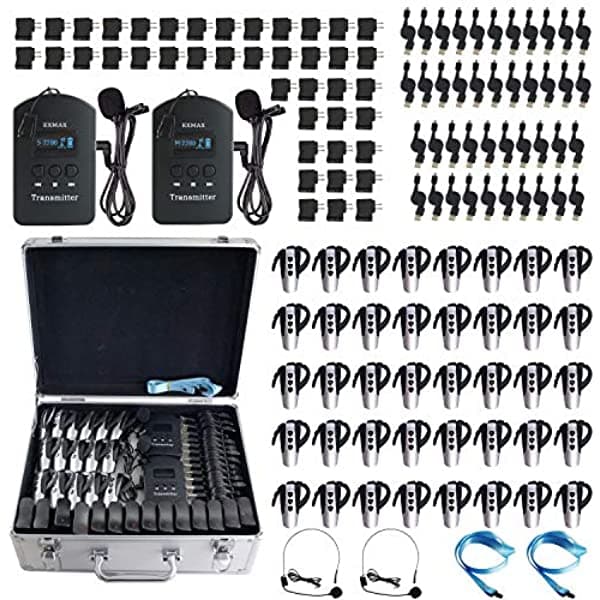 EXMAX EXD-6824 - Sistema de guía de visitas inalámbricas para el museo de traducción simultánea