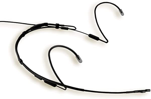 Point Source Audio CO2-8WD-XSE-BL Omnidireccional Series8 Auriculares de doble oreja, compatibles con transmisores Sennheiser, negro