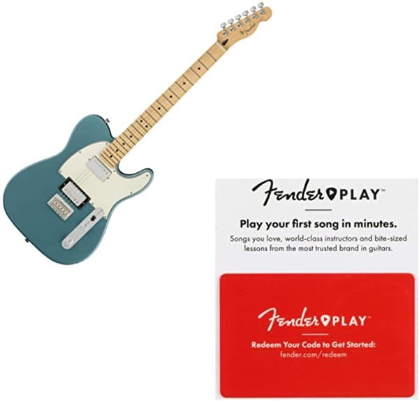 Fender Player Telecaster HH Maple FB Tidepool guitarra eléctrica con guardabarros prepago 145232513