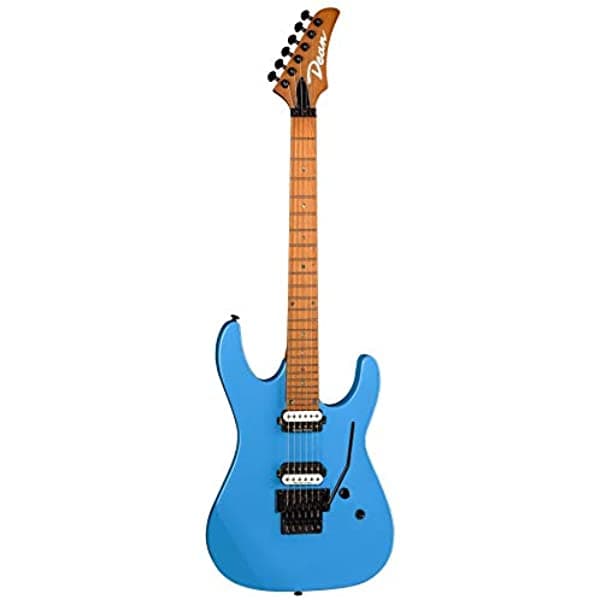 Dean MD24 Floyd - Guitarra eléctrica, mástil de arce tostado, azul vintage MD24 F RM VBL