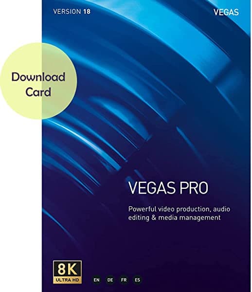 Genesis Bundle Magix Vegas Pro 18 - Download Card - Video Production, Audio Editing & Media Management Software