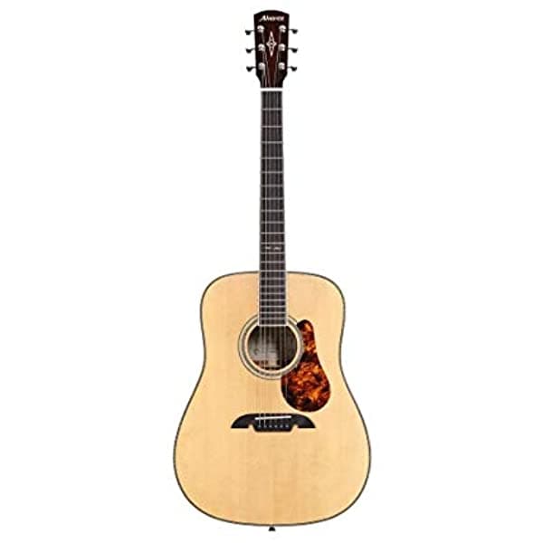 Alvarez Masterworks MD60BG - Guitarra acústica de 6 cuerdas con funda de transporte, 21 trastes, mástil de caoba, diapasón Pau Ferro, brillo natural