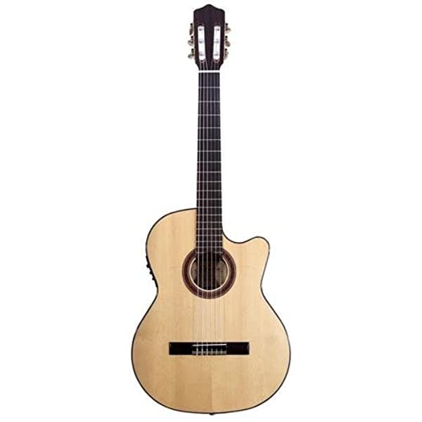 Kremona Flamenco Series Rosa Luna CW acústica con cuerdas de nylon para guitarra eléctrica GTSFLMROSALUNCW
