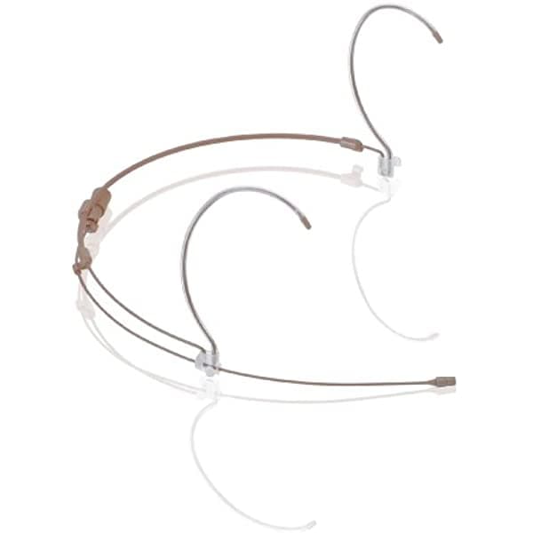 Countryman H6DW6CSL H6 - Micrófono direccional de auricular inalámbrico para transmisores Shure/Carvin/JTS/Trantec (cacao)