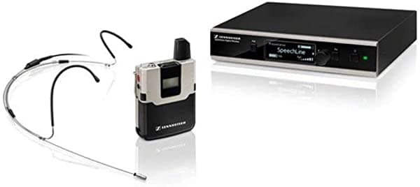 Sennheiser 505897 Speechline Digital inalámbrico SL micrófono de diadema con estuche