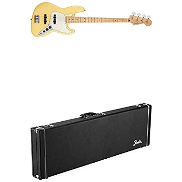 Fender Player Jazz Bass - Arce - Buttercream, con estuche Fender Classic Series