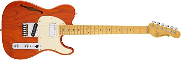 G&L Tribute Asat Classic Bluesboy Semihueca Naranja Transparente TI-ACB-S61R46M76
