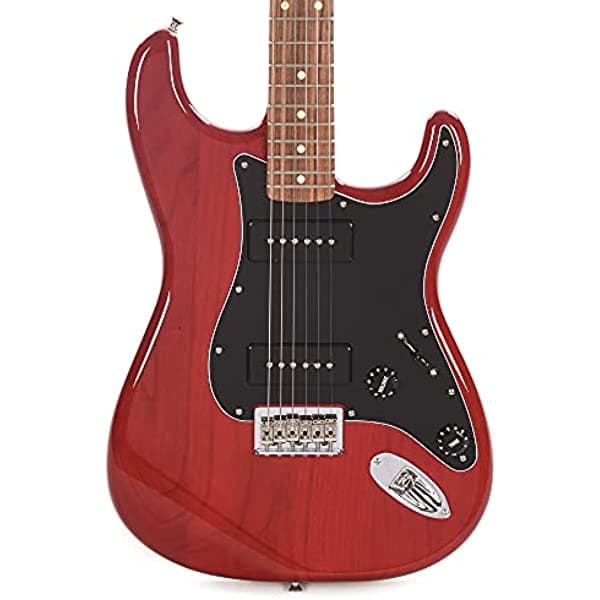 Fender 6 Cuerdas Guitarra Eléctrica De Cuerpo Sólido Derecha Rojo Carmesí Transparente (0140923338)