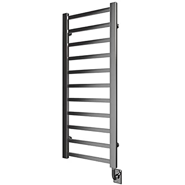 E7033 Ico Baño 19.5"X50.5" Milano Eléctrico Plug-In Calentador De Toallas - Chapado En Cromo