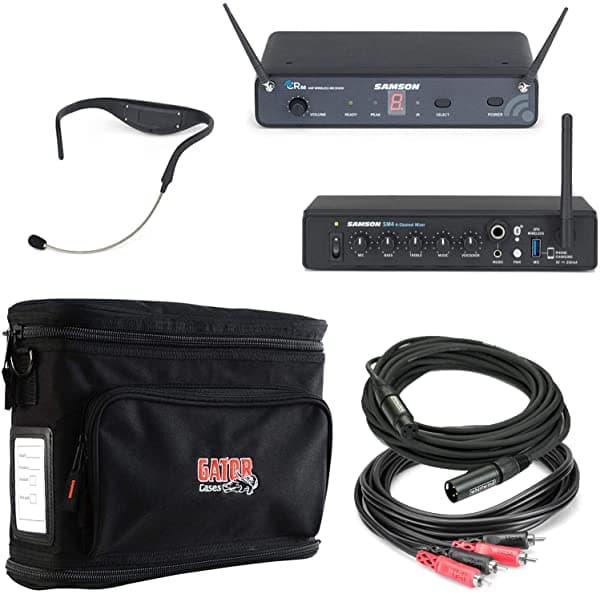 Whirlwind Samson Airline 88 Fitness - Sistema Inalámbrico Con Mezclador Sm4 Funda Y Cables