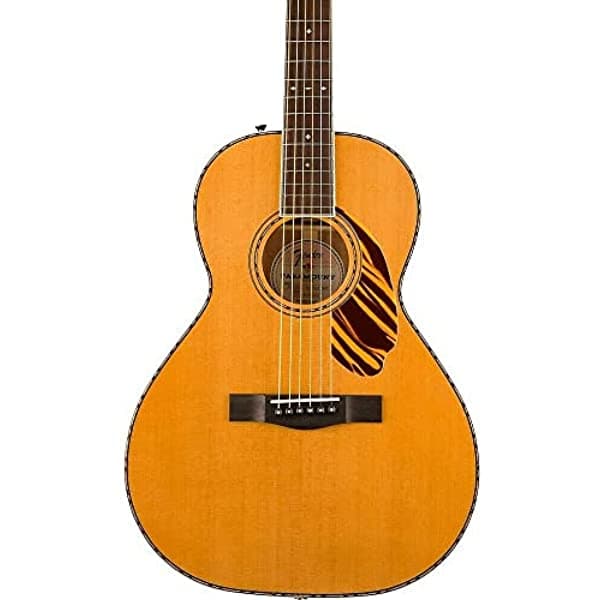 Geartree Fender Paramount Ps-220E Guitarra Electroacústica De Madera Maciza Natural Con Estuche Rígido