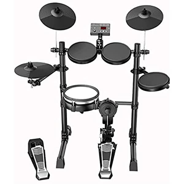 Pwang Batería Electrónica Electronic Drum Set Kit Build-In Metronome 12 Groups Drum Tones 43 Groups Accompaniment PINWANGBH