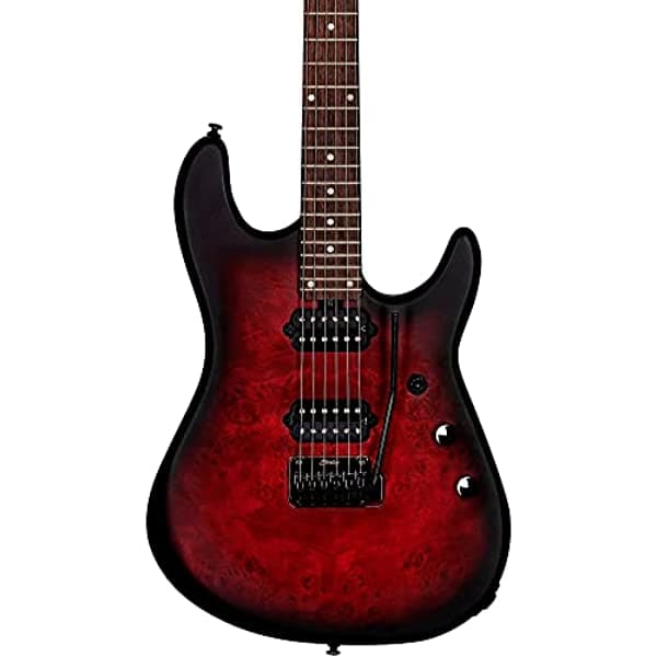 Sterling Richardson Cutlass 6 - Guitarra Eléctrica Satén Oscuro con Funda Acolchada