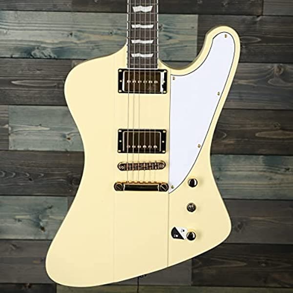 Esp Guitarras 6 Cuerdas Guitarra Eléctrica Vintage Blanco Derecha (Lphoenix1000Vw)
