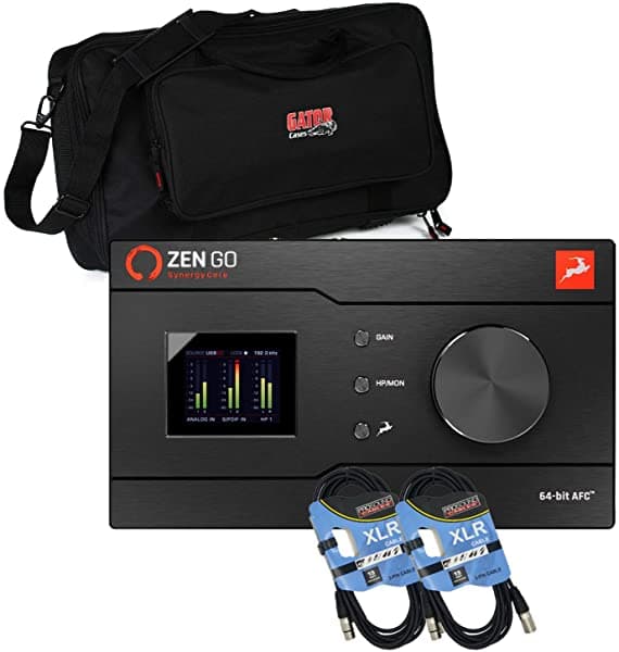Clutch Antelope Zen Go Synergy Core Interfaz De Audio Bolsa Gator Gk2110 (2) Cables Xlr Bundle
