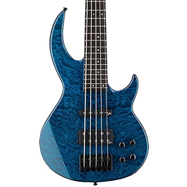 Esp Ltd Bb-1005/M2 Guitarra Eléctrica Aqua Negro LBB1005QMBLKAQ