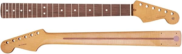 Geartree American Professional Stratocaster 22 Trastes Altos Estrechos Radio 9.5 Arce Figurado Palisandro