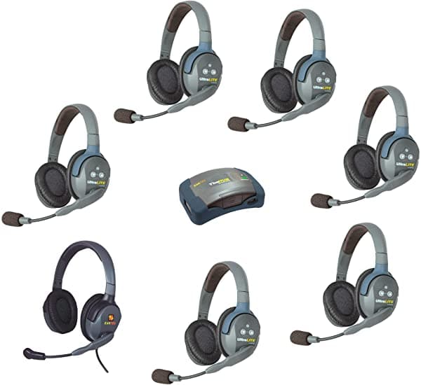 Eartec Ultralite - Y Hub | 7 Persona Sistema 6 Doble 1 Max 4 G Auriculares Con Micrófono HUB 7-DMXD