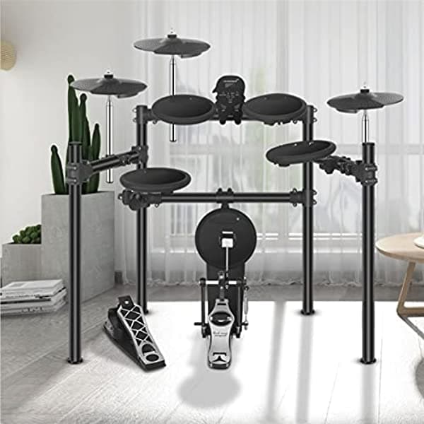 Keshuo Adult Batería Electrónica Kick Pedal Batería Electrónica percusión Eletronica Musical instrumento Practice Electric Drum (Color 02) HESHUOBAI