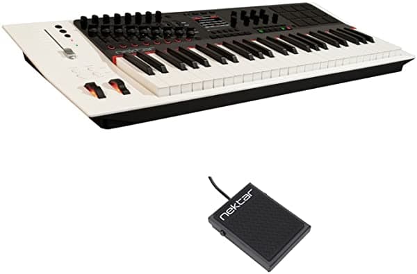 Nektar Panorama P4 Teclado Controlador Midi De 49 Teclas Con Interruptor De Pie Nektar Np-1