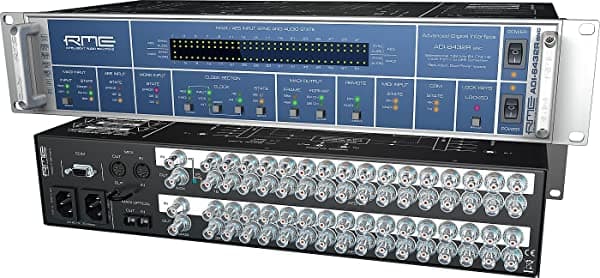 Rme Adi-6432R Bnc Single Mode | 64-Channel 192 Khz Madi/Aes3-Id Bidireccional Conversor De Formatos De Alto Rendimiento Con Steadyclock Para Máxima Reducción De Jitter Y Modo De Reloj Regeneración (Single)