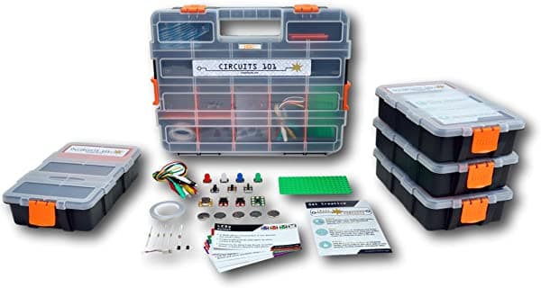 Brown Dog Gadgets Juego De Aulas Crazy Circuits Circuitos 101 | Proyectos Stem De Luces Sonido Y Movimiento Para El Hogar Escuelas Y Bibliotecas (25) K1050
