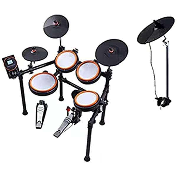 Keshuo Batería Electrónica con Pads de Malla Portátil para Estudiantes y Principiantes - Kit de Práctica (Color 03) HESHUOBAI