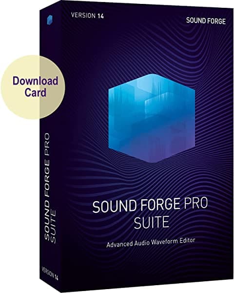 Magix Sound Forge Pro 14 Suite Audio Recording Editing & Authoring Software Con Steinberg Spectralayers Pro & Celemony Melodyne Essential (Download Card)