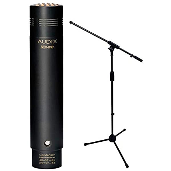Audix Scx1-Hc - Micrófono De Condensador De Estudio (Patrón Polar Hipercardioide) Con Soporte De Brazo