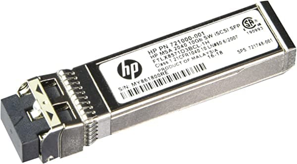 Hp Msa 2040 10Gb Onda Corta Iscsi Sfp+ 4-Pack Transceptor C8R25A