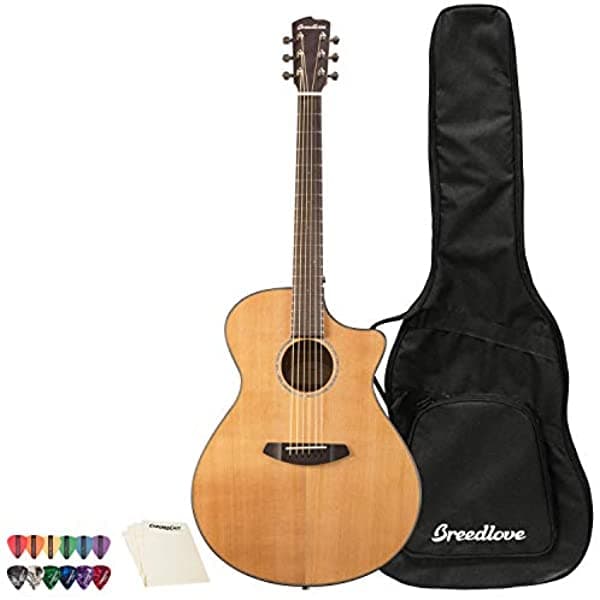 Breedlove Pursuit Exotic Concert CE Sitka Spruce-Myrtlewood - Guitarra electroacústica PSCO01CERCMA-KIT-1