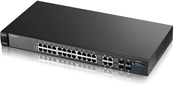 Zyxel 24-Port Capa 2 Fe Managed Switch Con 4 X Dual Personalidad Gbe (Es3500 - 24)