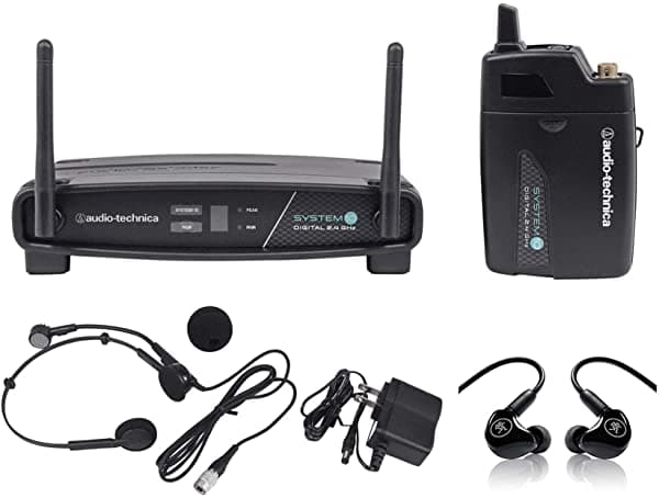 Audio Technica Atw-1101/H Sistema 10 Sistema De Micrófono Inalámbrico + Mackie Monitores ATW-1101/H+MP-120