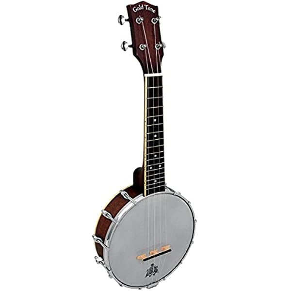 Gold Tone Oro Tono Camión Banjo Ukelele Soprano (Vintage Brown) BUS