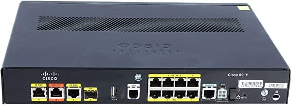 Cisco 891F Gigabit Ethernet Router De Seguridad Con Sfp Modelo C891F-K9 Gris