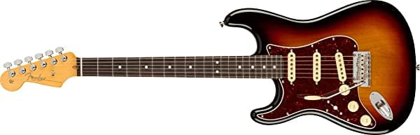 Fender American Professional II Stratocaster zurda - 3-Color Sunburst con diapasón de palisandro 113930700