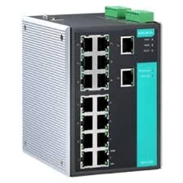 Moxa Eds-516A - Conmutador Ethernet Gestionado De 16 Puertos 16 Puertos 10/100 Basetx Con Vlan Igmp Snooping Port Trunking Rmon Y Qos