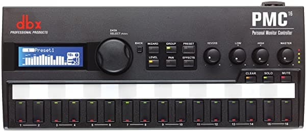 Controlador De Monitor Personal De 16 Canales Dbx Pmc16 Con Capacidad De Enlace Blu