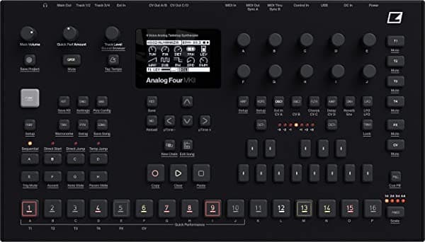 Elektron Sintetizador Analógico De Cuatro Voces Con Cuatro Voces 113019