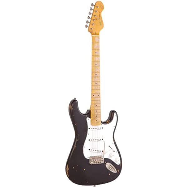 Vintage Guitarras Icon V6 Guitarra Eléctrica Color Negro V6MRBK