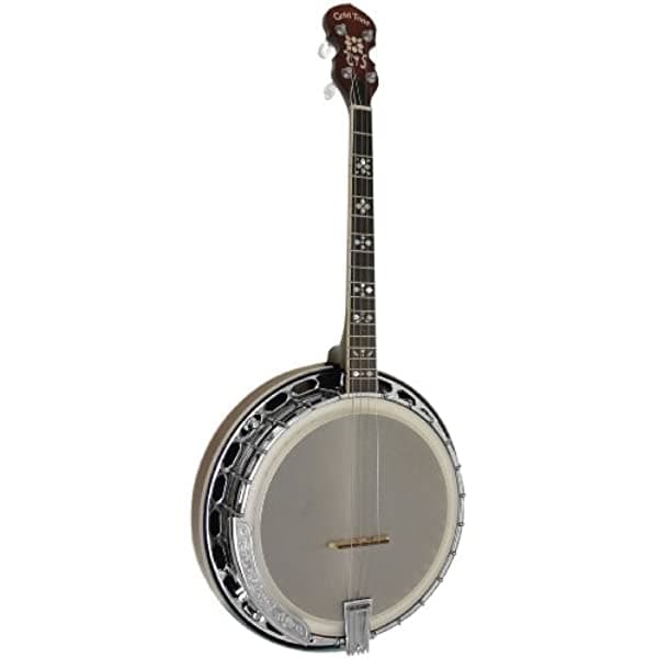 Gold Tone Tono De Oro It-250 °F Banjo Tenor Irlandés (Vintage) Color Café