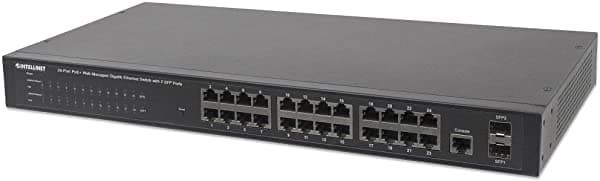 Intellinet - Conmutador Gigabit Ethernet De 24 Puertos Poe (560559)