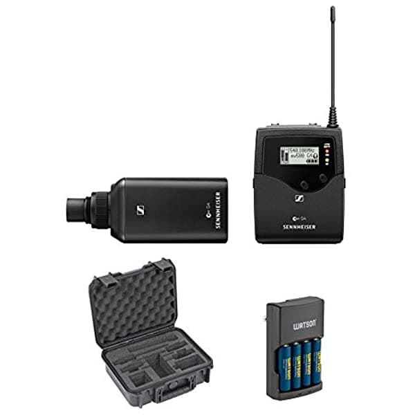Sennheiser Ew 500 Boom G4 - Sistema De Micrófono Inalámbrico Para Cámara (Compatible Con Modelos Aw + 470 A 558 Mhz) Con Funda Skb Iseries Para Sennheiser Eng Systems Y Cargador (4 Aa Nimh Batt) EW 500 BOOM G4-AW+